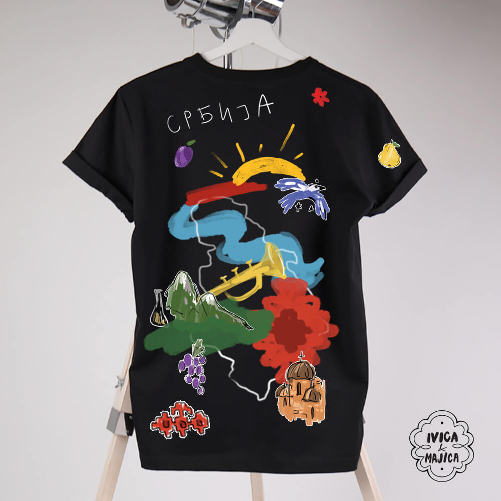 Srbija – Ženska majica