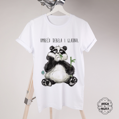 Umreću debela i gladna - Ženska majica