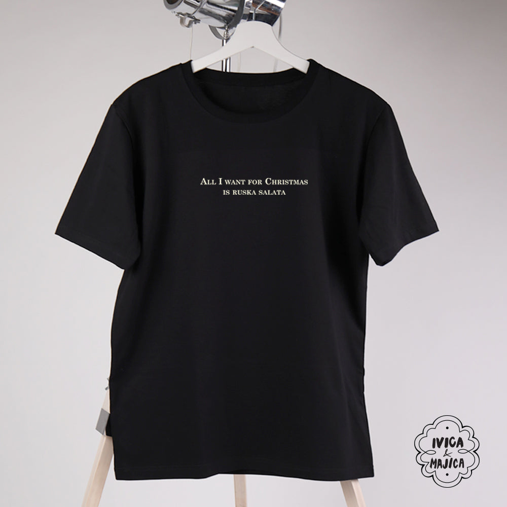 All I want for Christmas is ruska salata - Muška majica