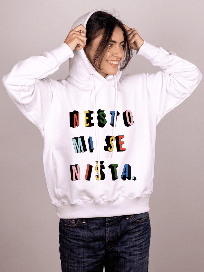 Nešto mi se ništa - Ženski duks sa kapuljačom