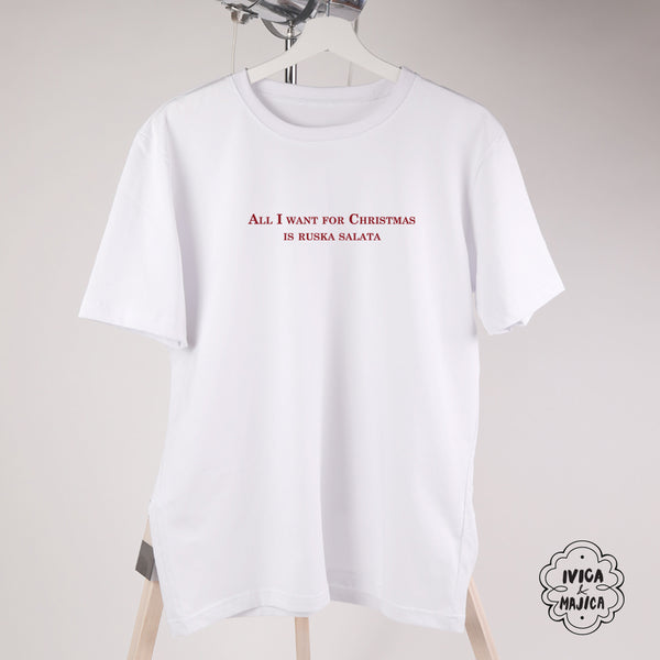 All I want for Christmas is ruska salata - Muška majica