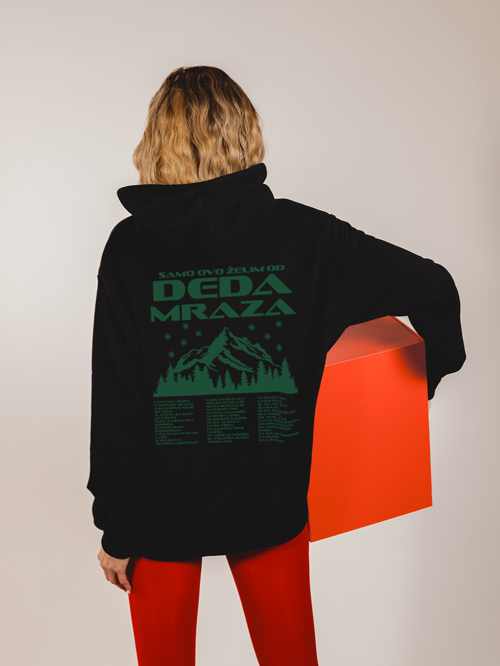 Samo ovo želim od Deda Mraza – Ženski duks sa kapuljačom
