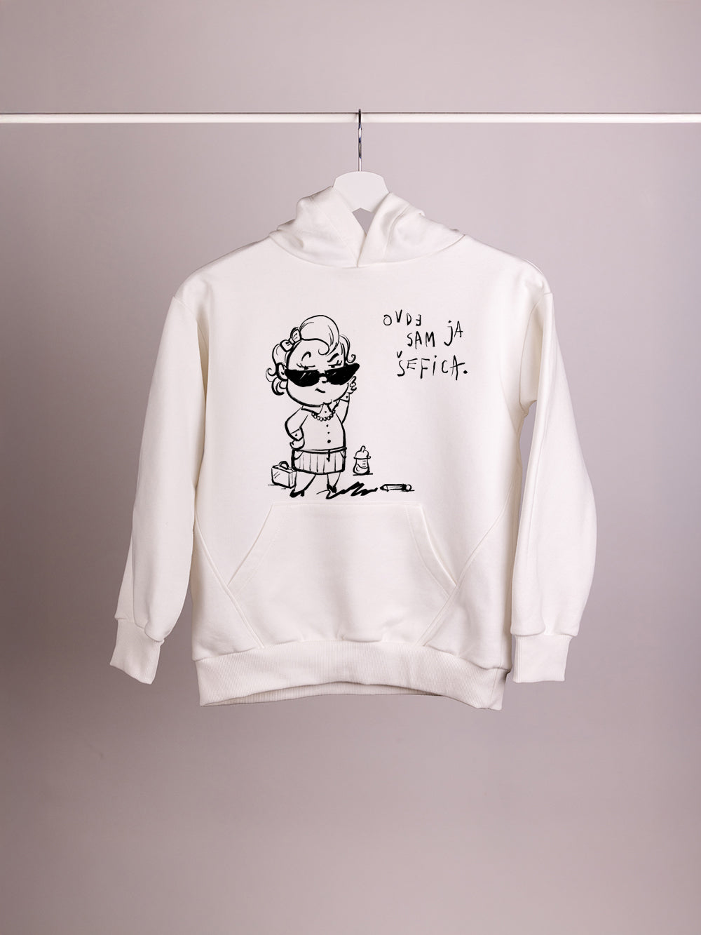 Ovde sam ja šefica - Dečiji duks sa kapuljačom