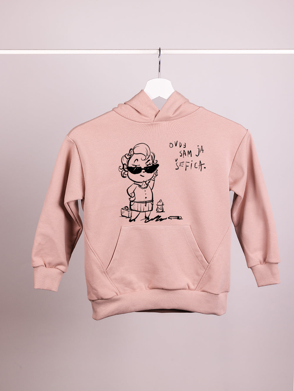 Ovde sam ja šefica - Dečiji duks sa kapuljačom