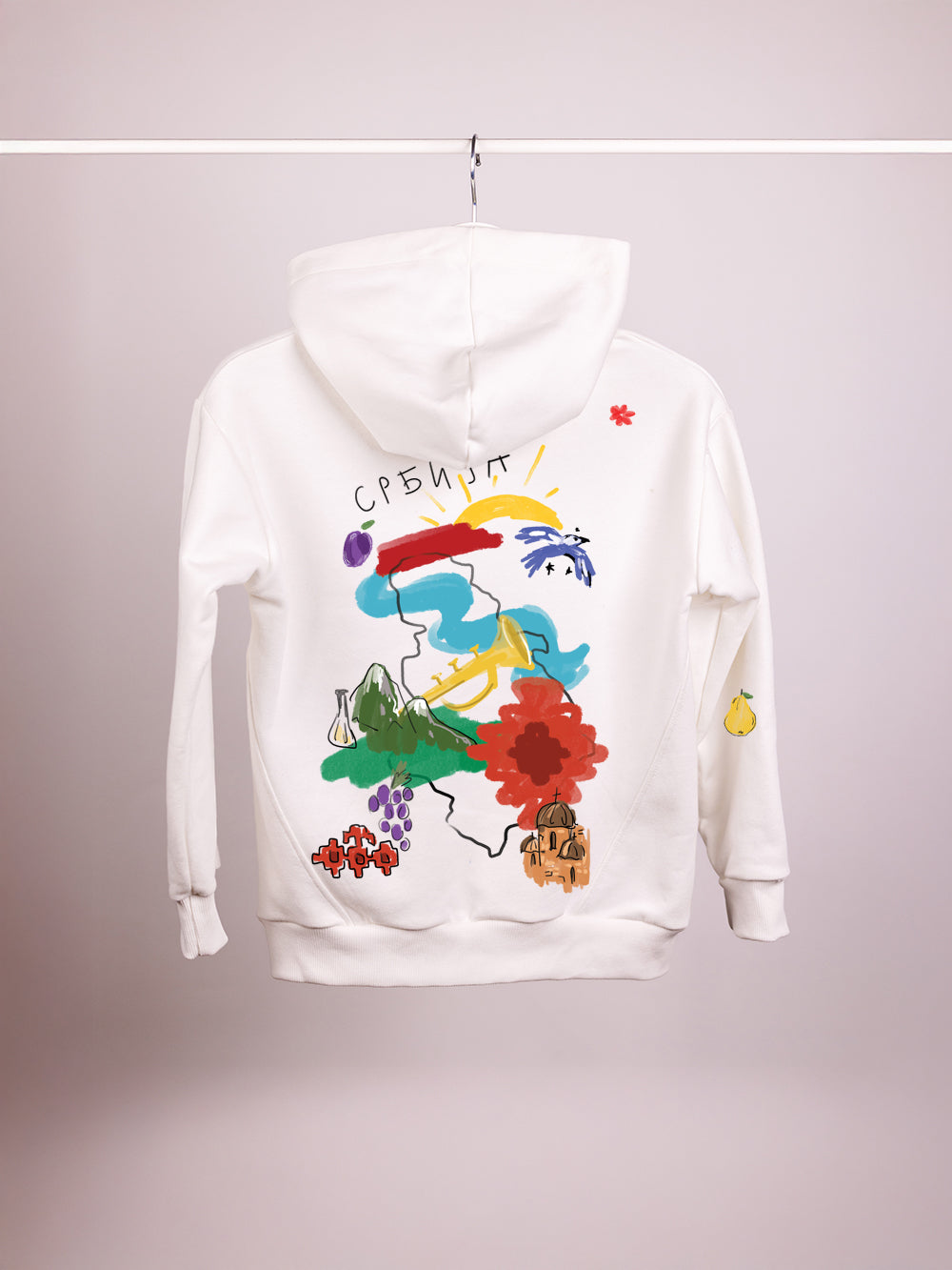 Srbija - Dečiji duks sa kapuljačom