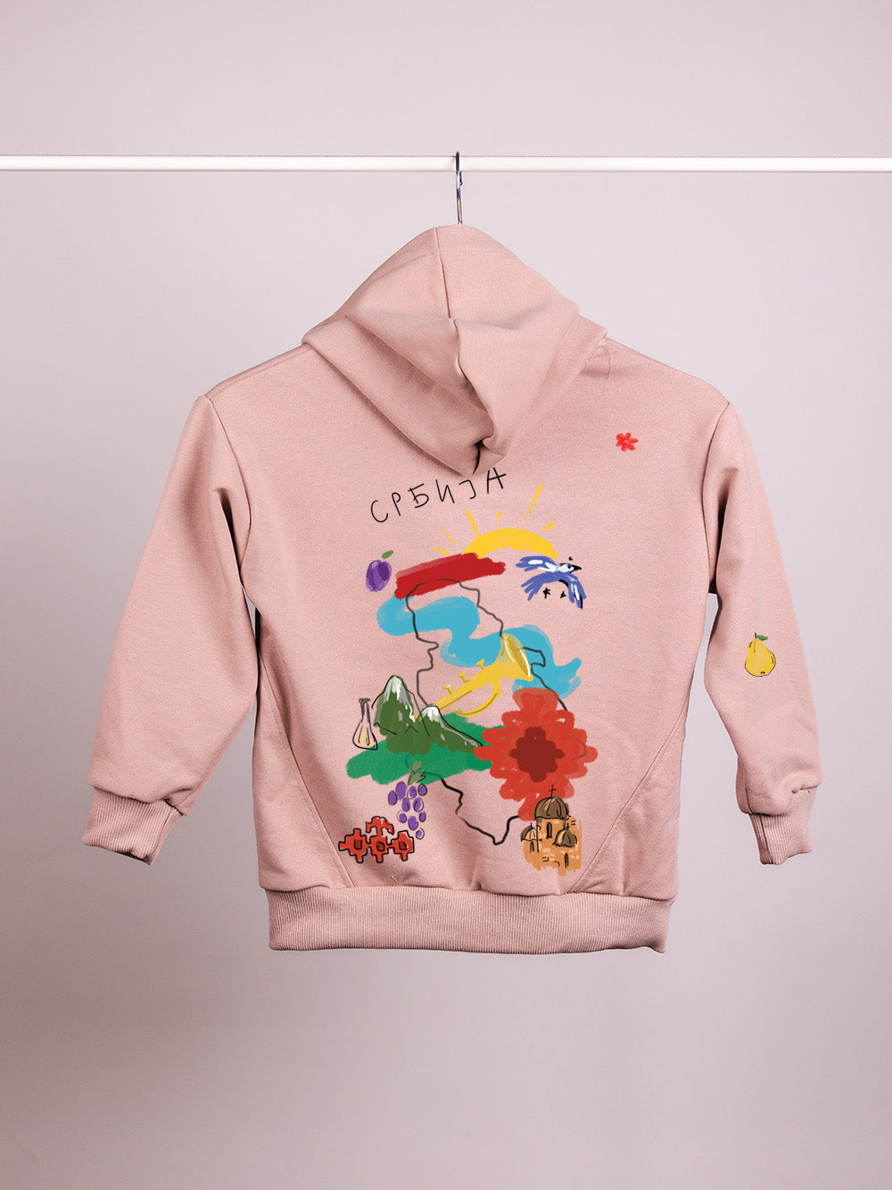 Srbija - Dečiji duks sa kapuljačom